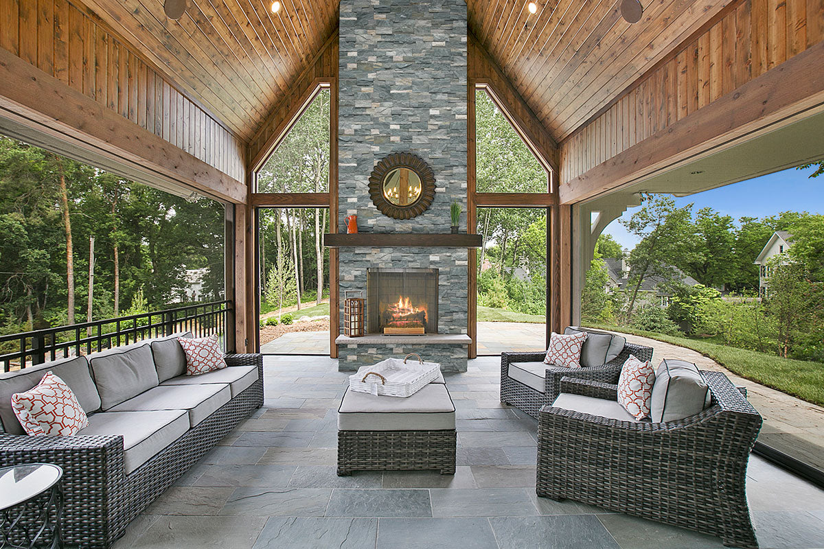 XL RockMount XL Sierra Blue Stacked Stone Panels