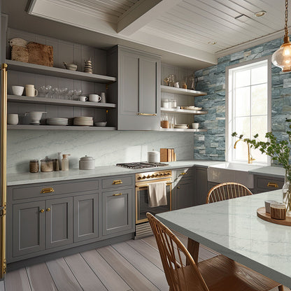 XL RockMount XL Sierra Blue Stacked Stone Panels