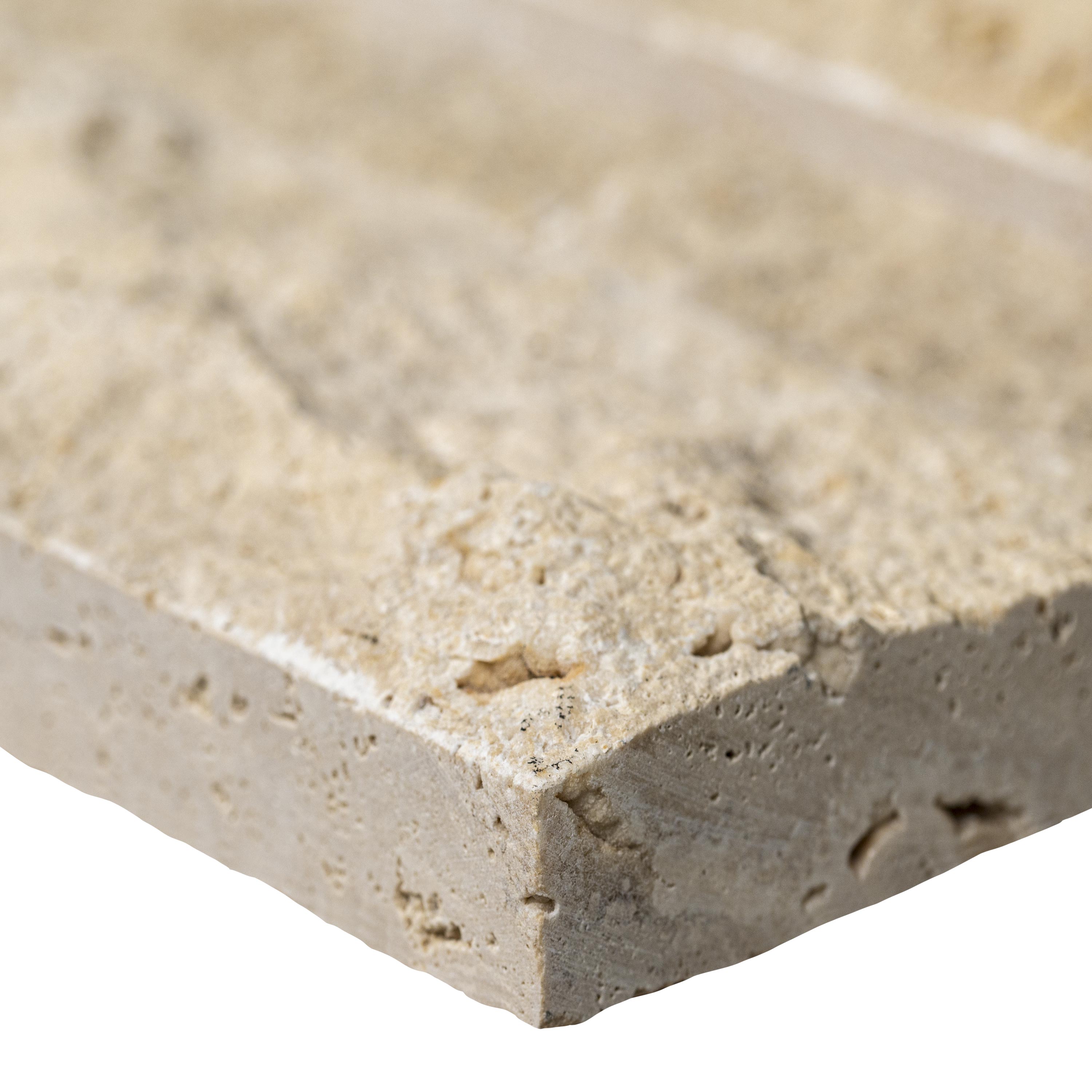 XL RockMount Roman Beige Stacked Stone Panels